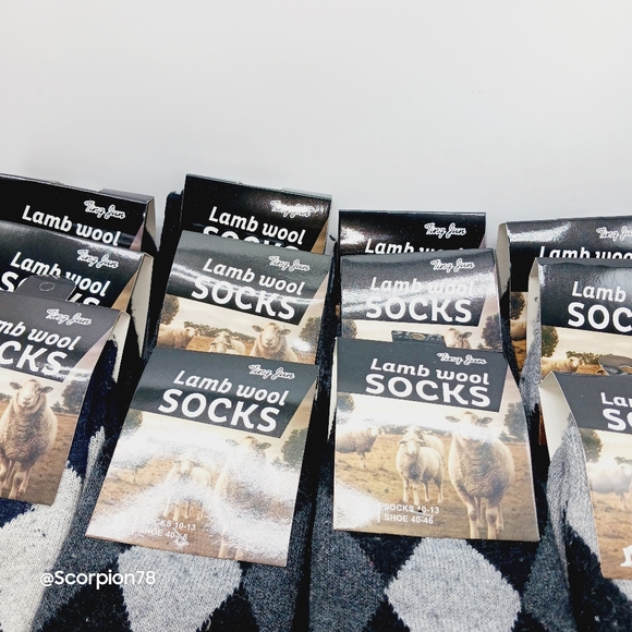12 Lamb Wool Crew Socks Thermal Warm Winter Socks Size 10-13 for Men - Picture 3 of 11